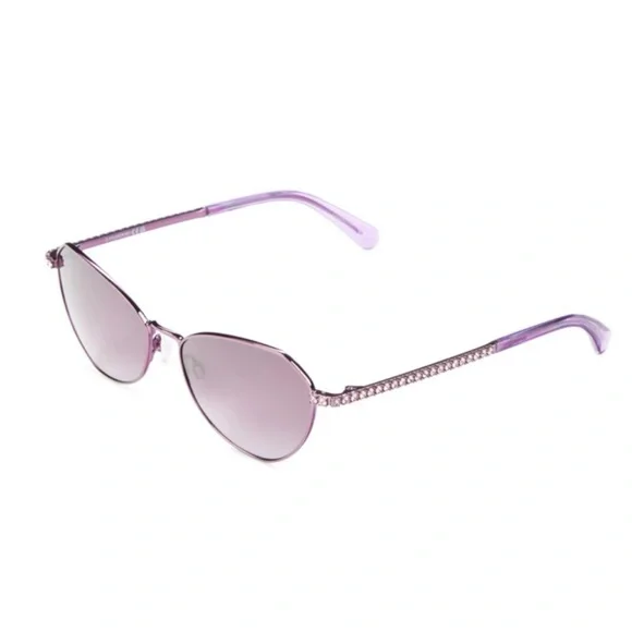 56mm Swarovski crystal oval sunglasses - Picture 5 of 6